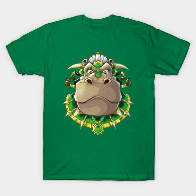 warrior hippo T-Shirt by AlexartAV 